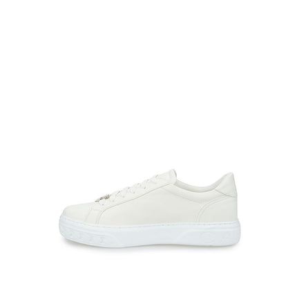 Sneaker eleganti in pelle bianca