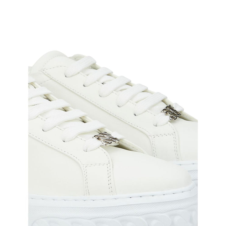 Sneaker eleganti in pelle bianca