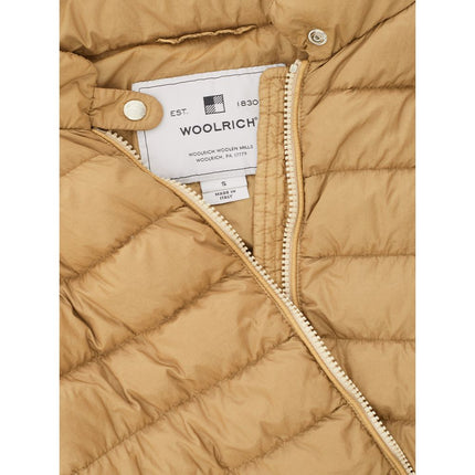 Cappotto invernale chic in poliammide beige