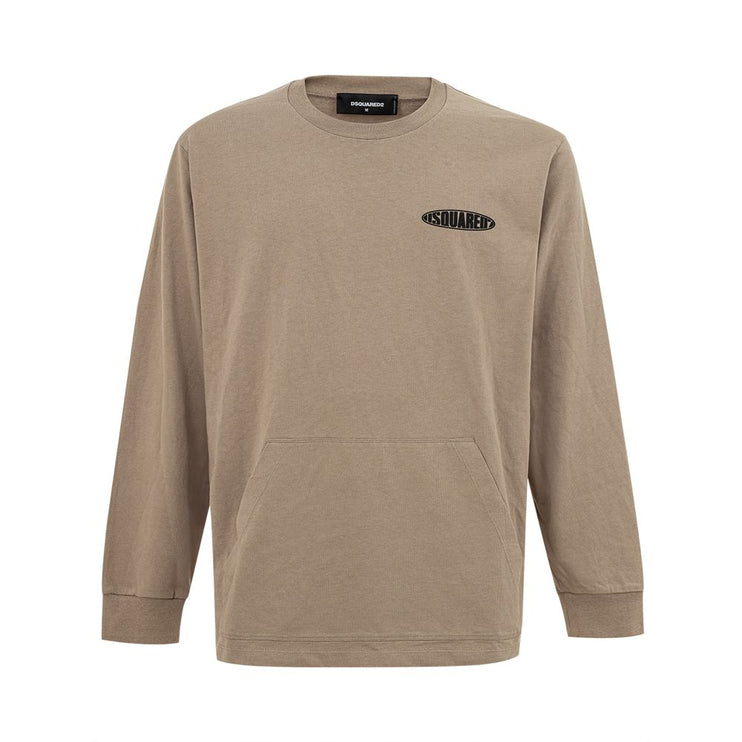 Beige Cotton T-Shirt