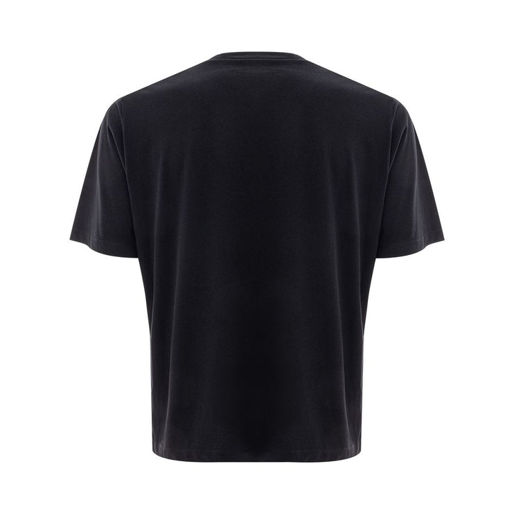 Black Cotton T-Shirt