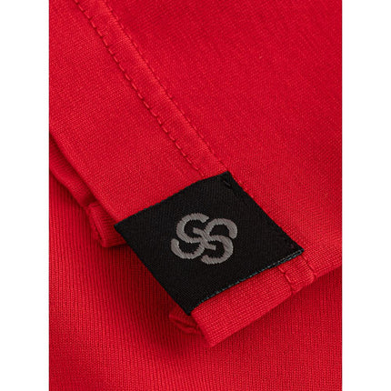 Polo en coton élégant en rouge ravissant