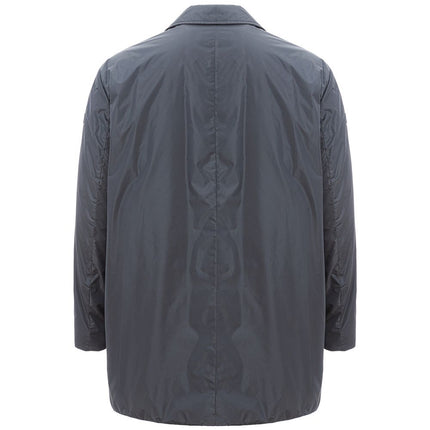 Veste pour hommes en polyamide gris élégant