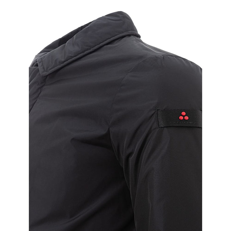 Veste en polyamide noir élégant pour hommes