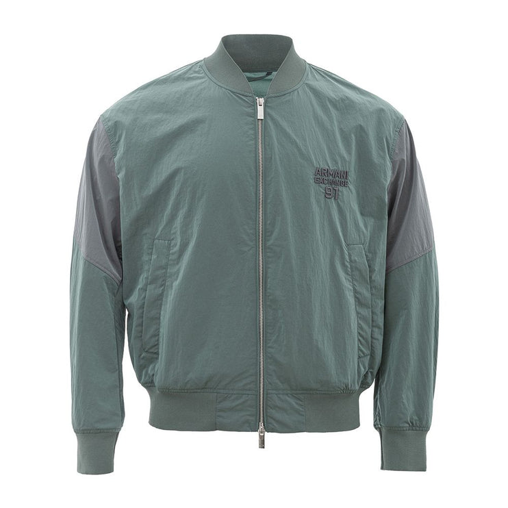 Veste pour hommes en polyamide vert exquis