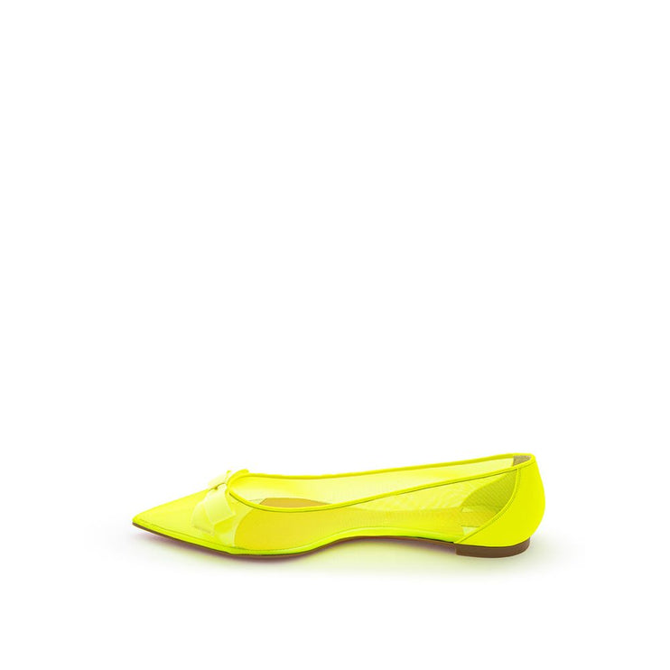 Sunshine amarillo malla plana elegancia