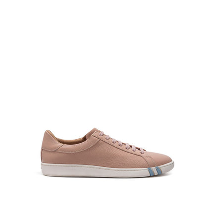 Elegante roze lederen sneakers