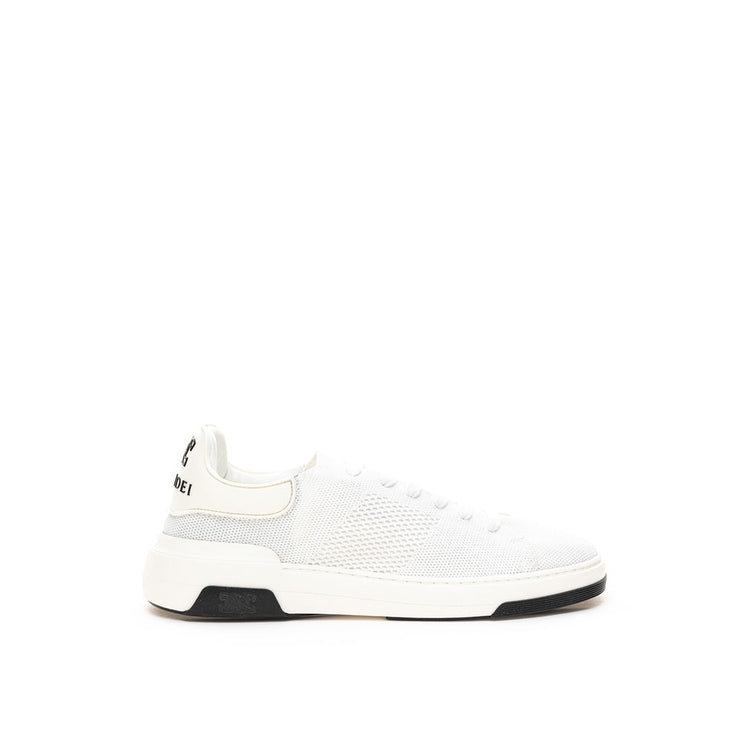 Eleganti sneaker in pelle bianca