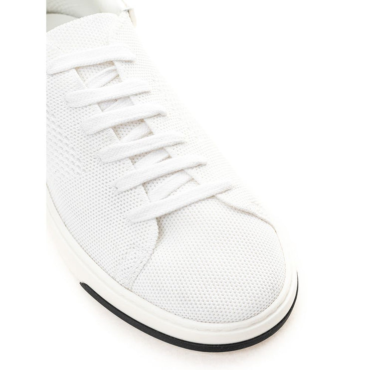 Eleganti sneaker in pelle bianca