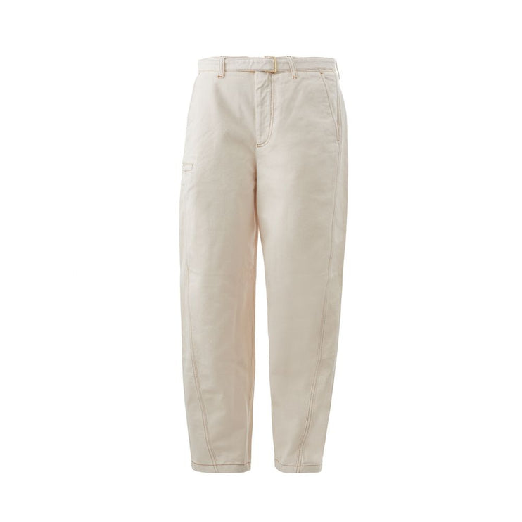 Pantalon de coton beige