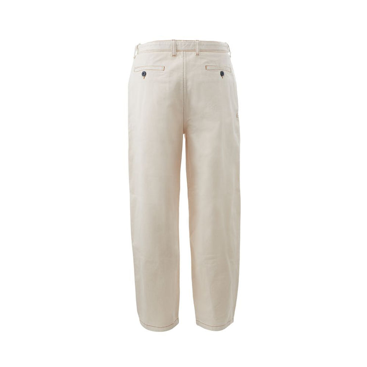 Pantalon de coton beige