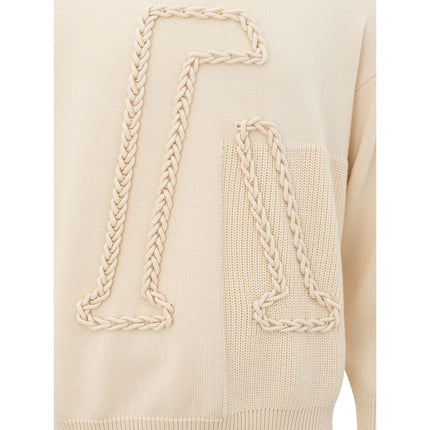 Maglione di lana beige Sophistication