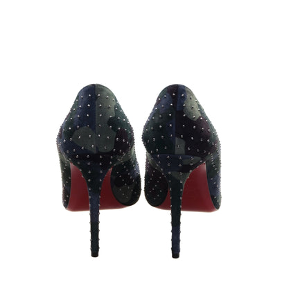 Kate Plume 100 Camouflage et Micro Stud High Heel Pompes