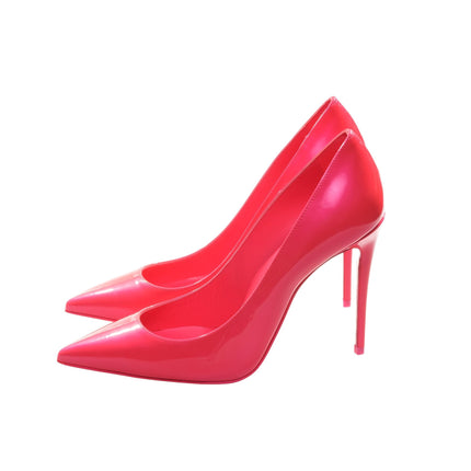 Sporty Kate Hot Rose Patent Leather Pompes à talons hauts