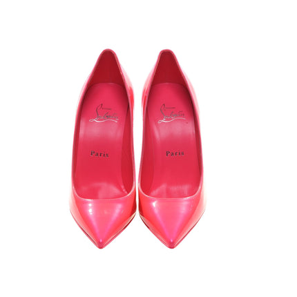 Sporty Kate Hot Rose Patent Leather Pompes à talons hauts