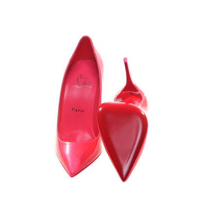 Sporty Kate Hot Rose Patent Leather Pompes à talons hauts