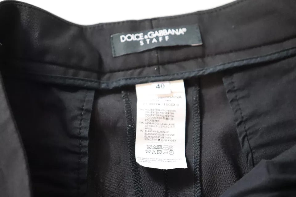 Pantaloni pantaloni conici in vita alta