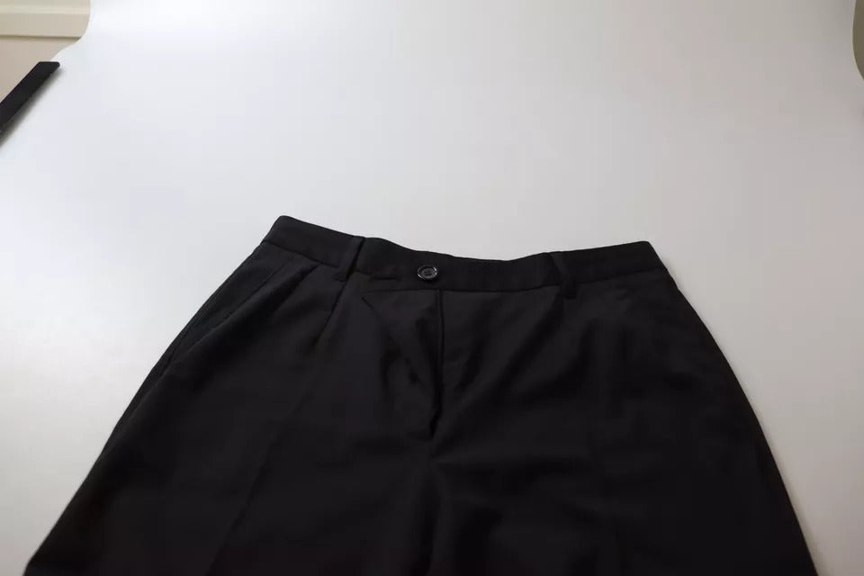 Pantaloni pantaloni conici in vita alta