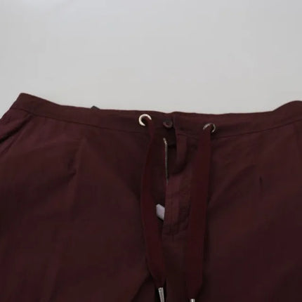 Bordeaux Cargo Jogger Trouser katoenen broek