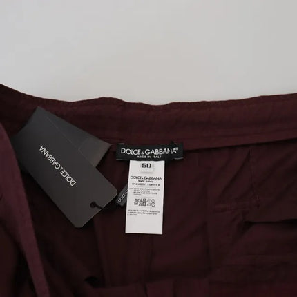 Bordeaux Cargo Jogger Trouser katoenen broek