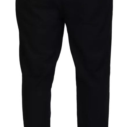 Zwarte jogger joggen wollen broek