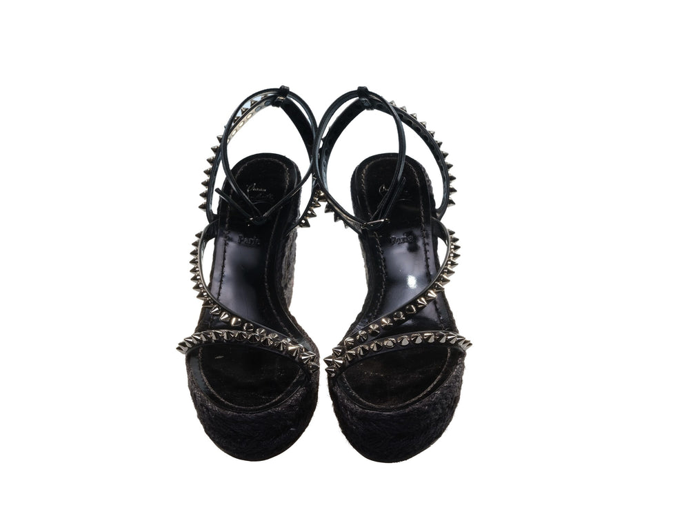 Malfadina Zeppe 120 Black Sbandded Sandal Case