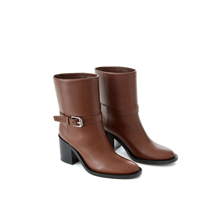 Boot en cuir marron