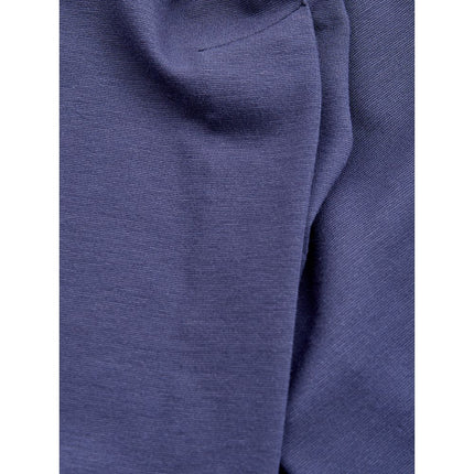 Robe de viscose bleu