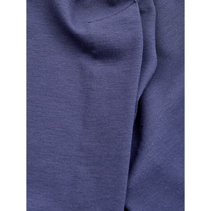 Robe de viscose bleu