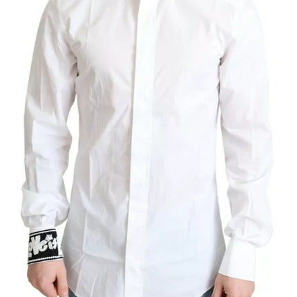 Camisa de oro formal