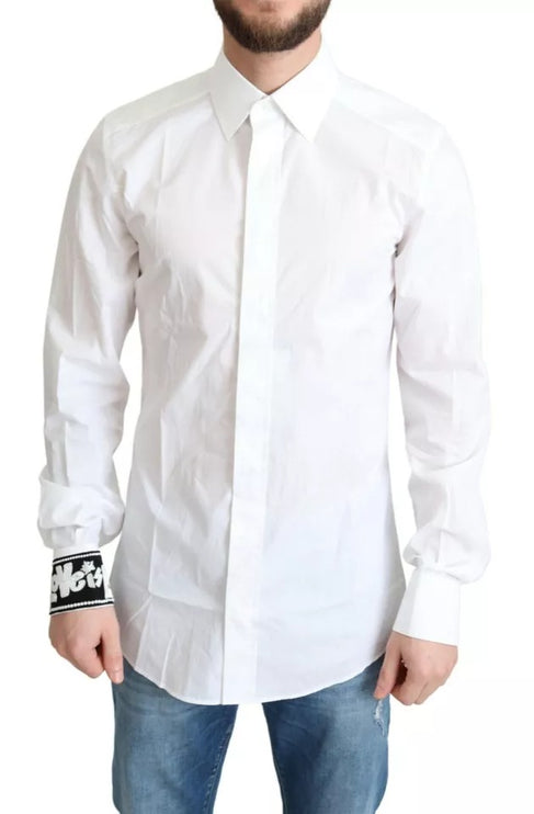 Camisa de oro formal