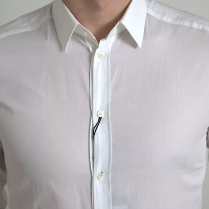 Vestido de esmoquin de algodón formal blanco camisa dorada