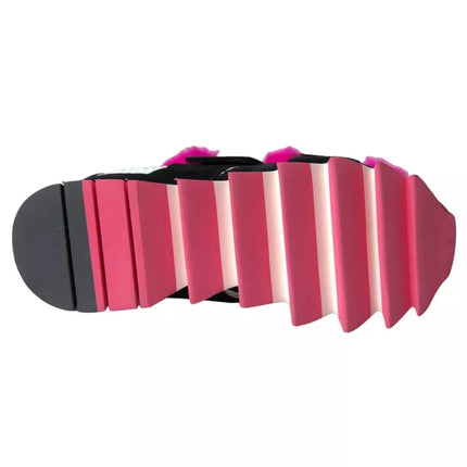 Scarpe da ginnastica neoprene rosa nera