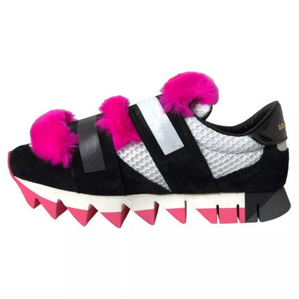 Scarpe da ginnastica neoprene rosa nera