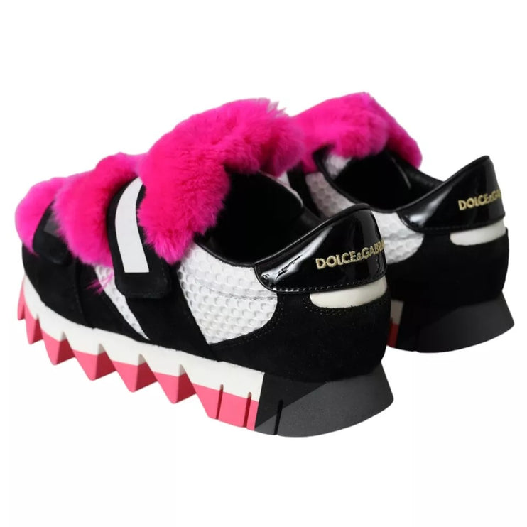 Scarpe da ginnastica neoprene rosa nera