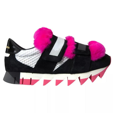 Scarpe da ginnastica neoprene rosa nera