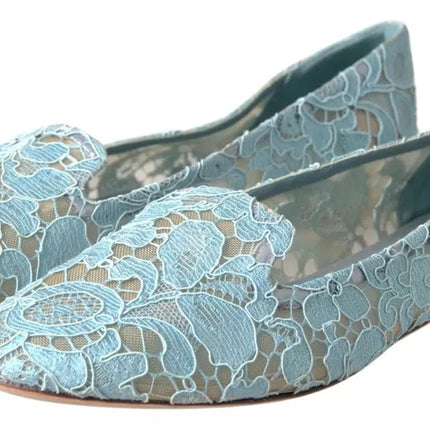 Chaussages à mo Lif de dentelle floral bleu chaussures