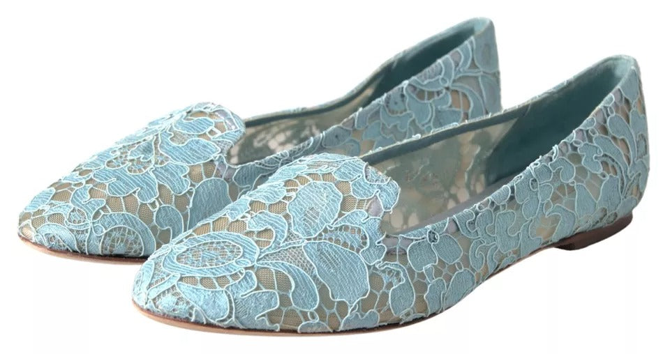 Chaussages à mo Lif de dentelle floral bleu chaussures