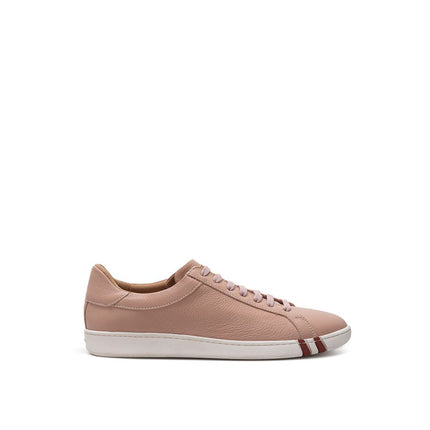 Sneaker in pelle rosa