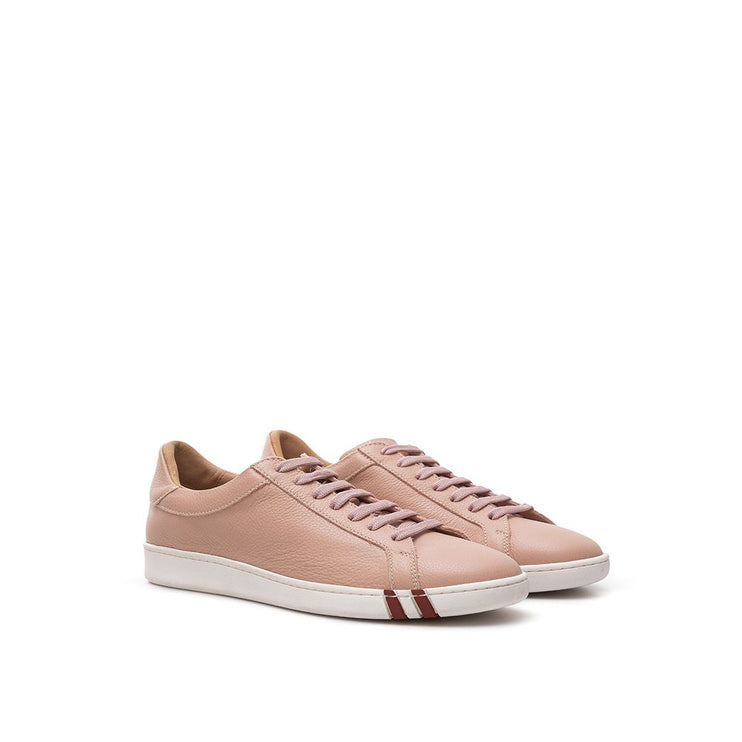 Sneaker in pelle rosa