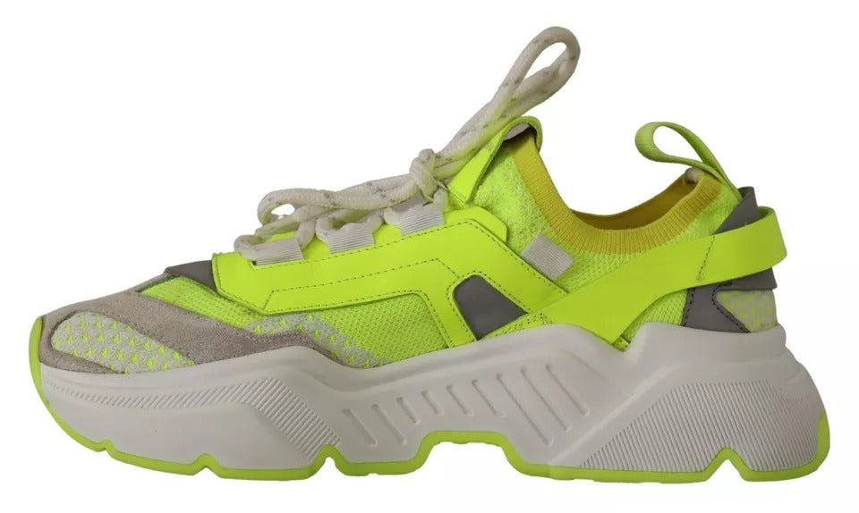 Scarpe da ginnastica giallo da daymater da donna con sneaker