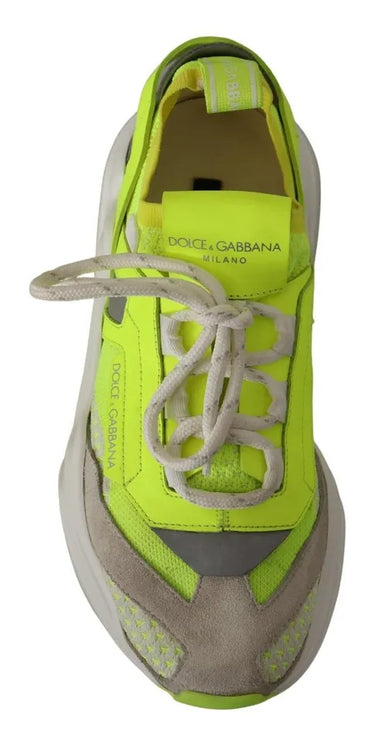 Scarpe da ginnastica giallo da daymater da donna con sneaker