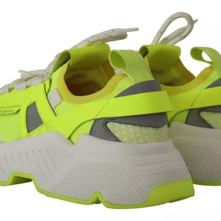 Scarpe da ginnastica giallo da daymater da donna con sneaker