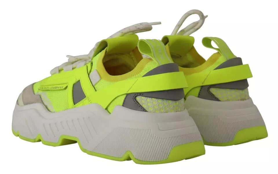 Scarpe da ginnastica giallo da daymater da donna con sneaker