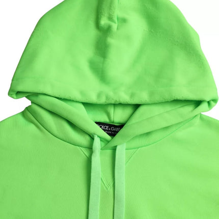 Sweat à capuche à capuchon de logo vert néon