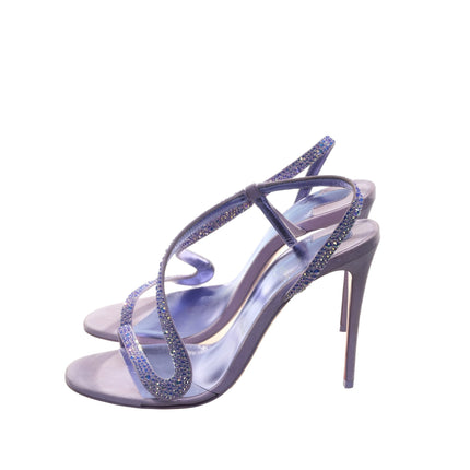 Rosalie strass 100 lilac cristal embellecido tacón alto