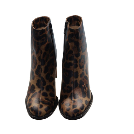 Adoxa 70 Brown Leopard Print High Heel Boot