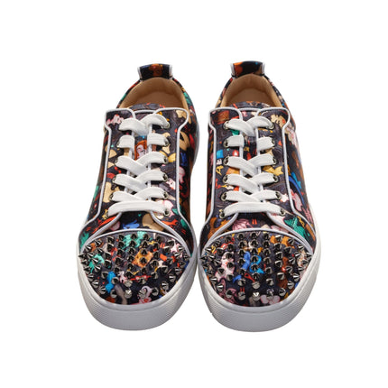 Louis Junior Spikes Orlato Crepe Satin Multicolor Limited Edition Dr Bored Print Sneakers