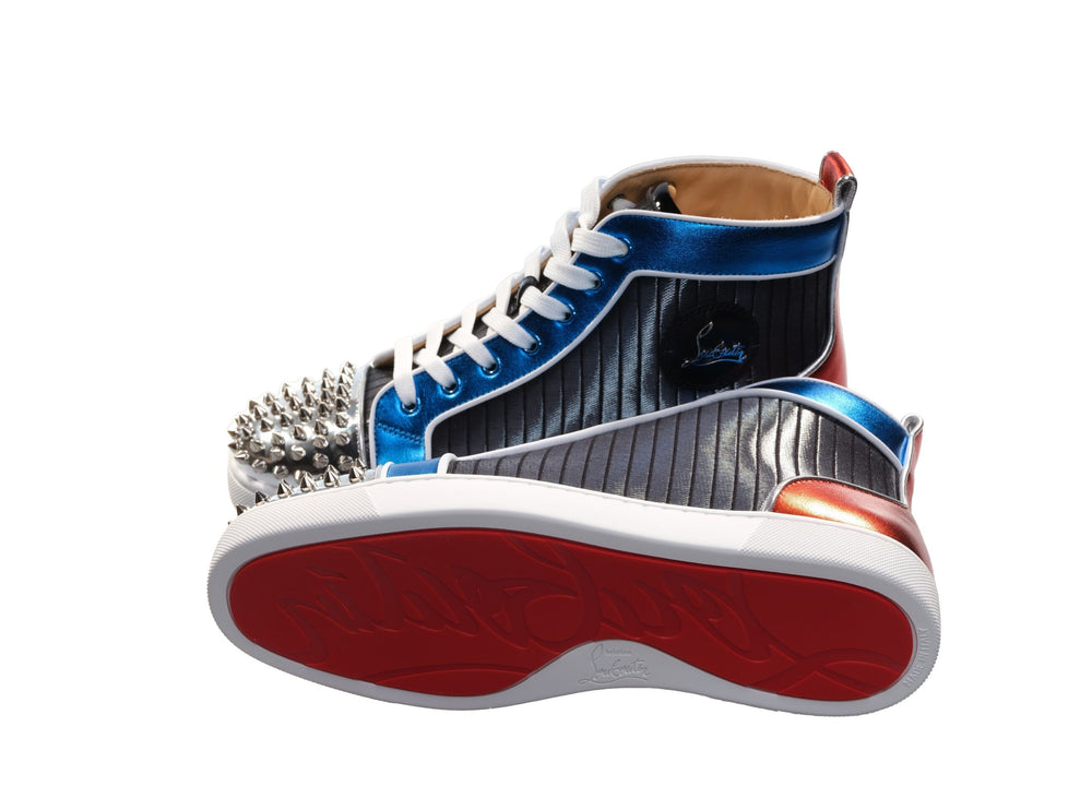 Louis Spikes Orlato Flat Flat Multi Colored Top Sneakers