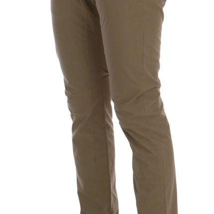 Beige Slim Fit Chino per stile sofisticato